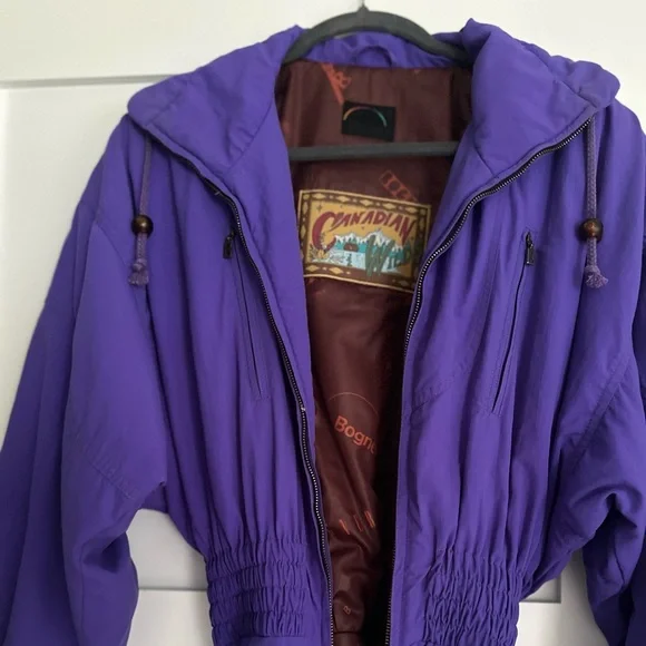 VINTAGE 90’s Bogner Canadian Wilds Women’s One Piece Ski Suit, size 8 - Picture 11 of 14